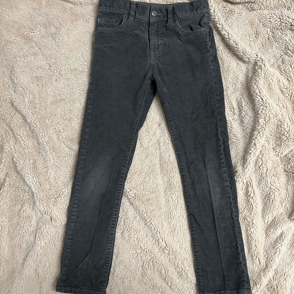 Jcrew Crewcuts Corduroy charcoal pants